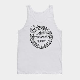 Dark and Gritty Grimorium Verum TO SEE A DREAM VISION sigil symbol Tank Top